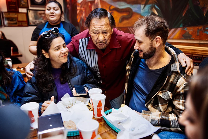 Miguel Jara, the owner of La Taqueria